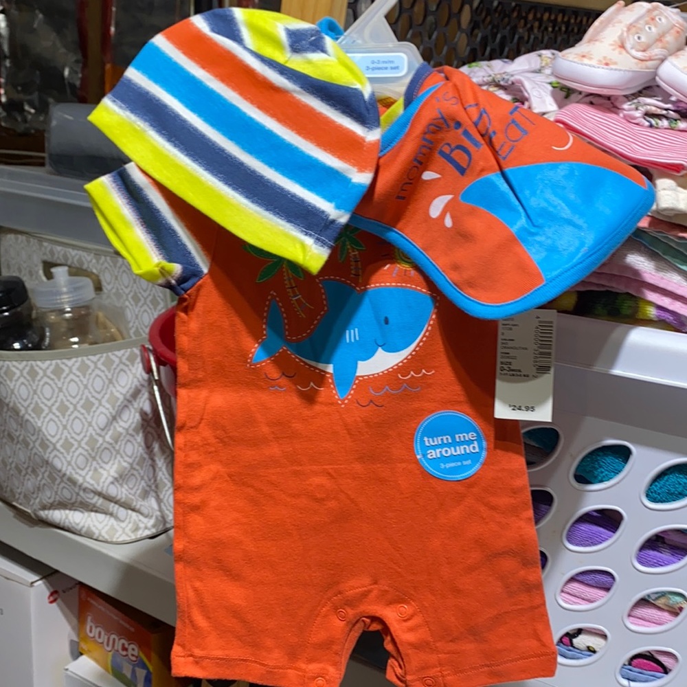 0-3 months onesie outfit